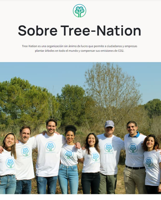 Sostenibilidad - Tree Nation